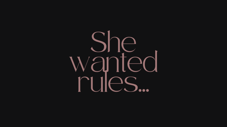 Featured image with text: "She wanted rules…" – story teaser for "The Guesthouse Agreement"