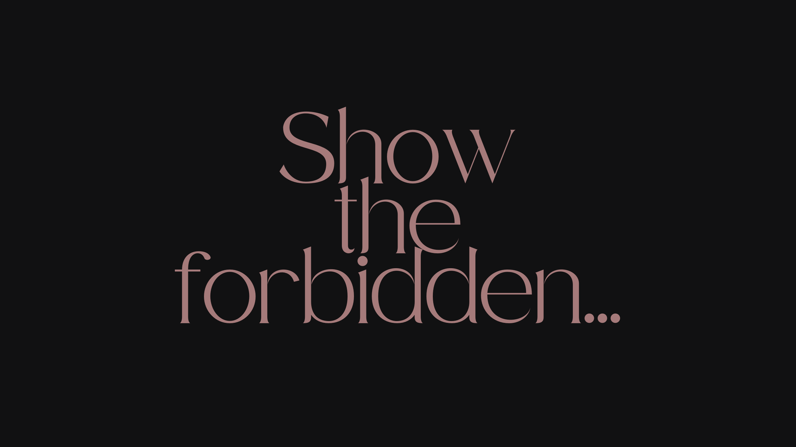 Featured image with text: "Show the forbidden…" – story teaser for "Park Bench Exhibitionist"