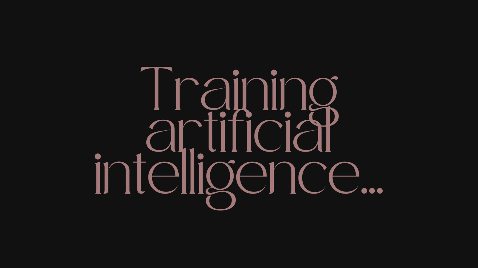 Featured image with text: "Training Artificial Intelligence…" – story teaser for "The Lab Tech's Dirty Secret"